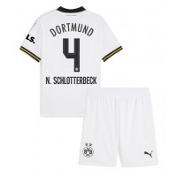 Borussia Dortmund Nico Schlotterbeck #4 Kolmas Peliasu Lasten 2024-25 Lyhythihainen (+ Lyhyet housut)